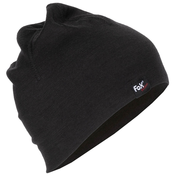 Beanie "Merino Lite" - schwarz